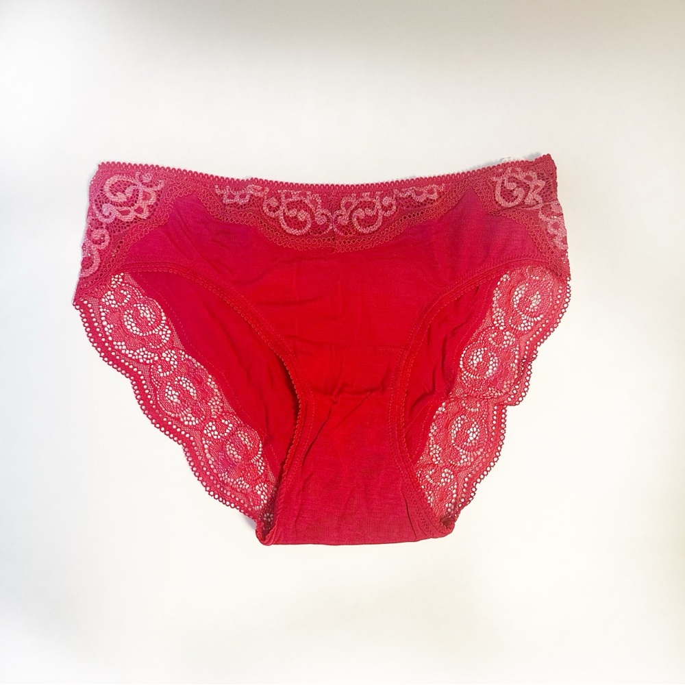 Raphael Red Lace Soma Panty NWT